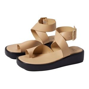 Abercrombie Nude Sandals Size 8